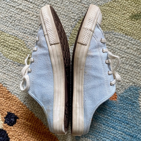 Converse I CTAS Dainty Mule Slip On Sneakers I Denim & White - Picture 4 of 16